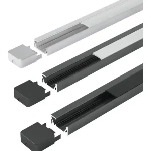 Halemeier ChannelLine G1 black, dark L3m Alu-+ Abdeckprofil Expressversand