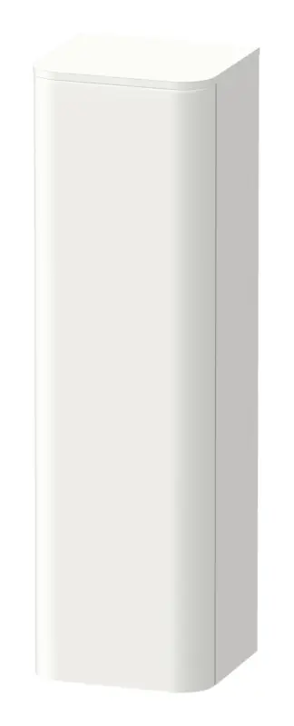 Neue Kollektion Duravit Happy D.2 Plus Halbhochschrank mit 1 Tür Anschlag links 400 x 1336 x 360 mm - Weiß Seidenmatt