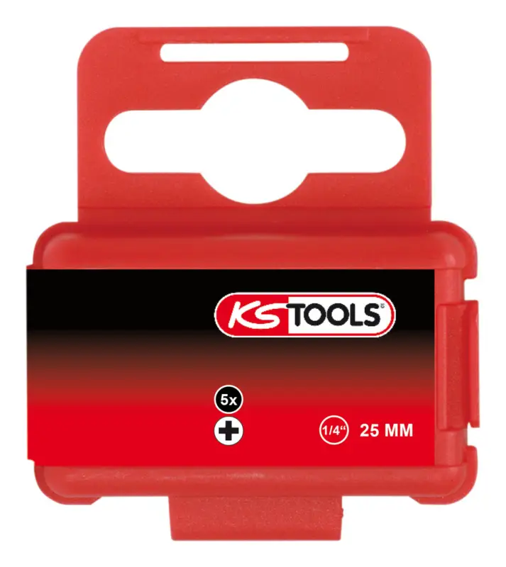 Versand Am Gleichen Tag KS Tools 1/4" Bit PH, 25 mm, PH0, 5er Pack