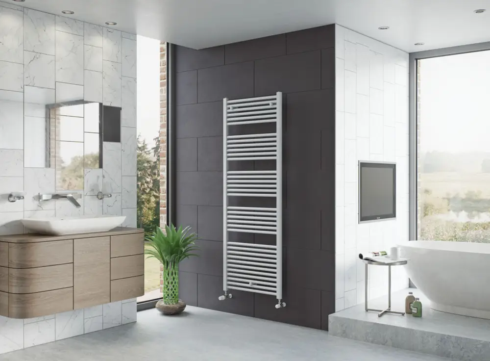 Corpotherma Classic Badheizkörper 1616 x 600 mm mit Mittenanschluss - Signalweiß Bestseller