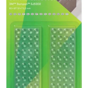 3M Bumpon, 80 Stück Elastikpuffer Transparent 7,9 x 2,2 mm Ausverkauf