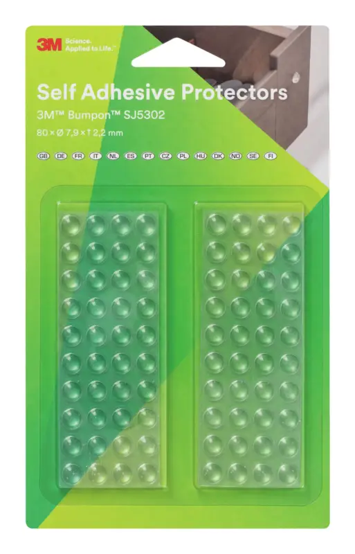 3M Bumpon, 80 Stück Elastikpuffer Transparent 7,9 x 2,2 mm Ausverkauf