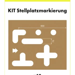 A.M.P.E.R.E. Schablonenset Schablonen Stellplatzm. Geprüft