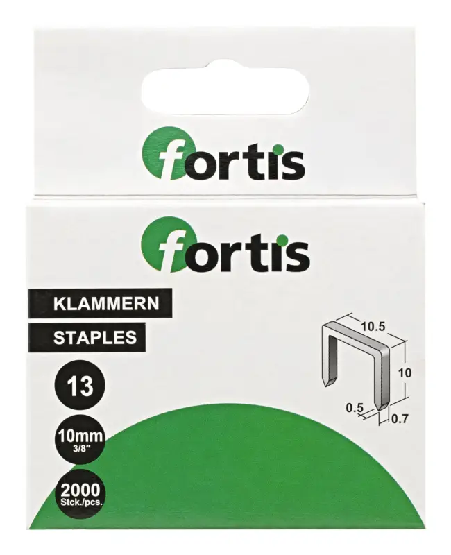 Fortis Heftklammer 12 mm a 2000 Stück Direktkauf