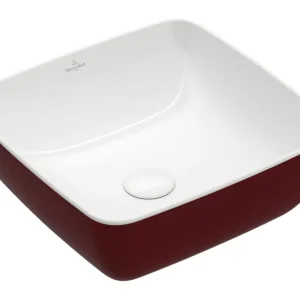 Villeroy & Boch Artis Aufsatzwaschbecken 410 x 410 x 130 mm - Bordeaux Expressversand