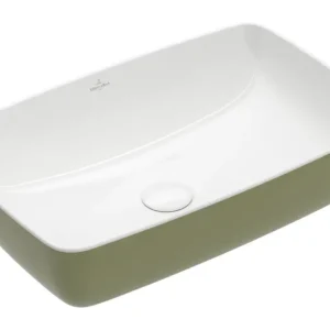 Villeroy & Boch Artis Aufsatzwaschbecken 580 x 385 x 130 mm - Sage Green Sale
