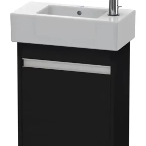Mega-Angebot Duravit Ketho Waschtischunterschrank mit 1 Tür Anschlag rechts 450 x 550 x 225 mm - Eiche Schwarz Matt