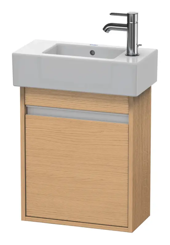 Direkt Vom Hersteller Duravit Ketho Waschtischunterschrank mit 1 Tür Anschlag rechts 450 x 550 x 225 mm - Eiche Natur Matt