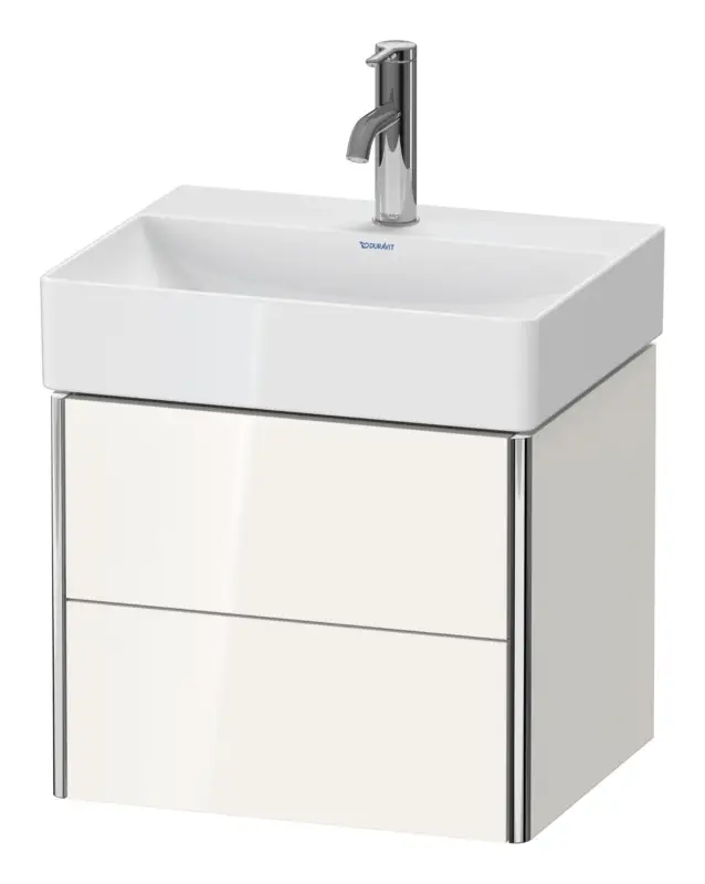 Neue Kollektion Duravit XSquare Waschtischunterschrank Compact mit 2 Auszügen 484 x 397 x 390 mm - Nachtblau Seidenmatt Lack