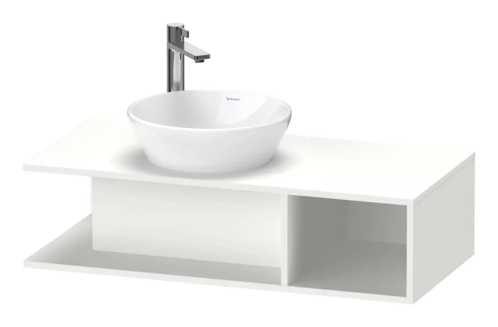 Duravit D-Neo Waschtischunterschrank mit 1 offenen Fach rechts 1000 x 260 x 480 mm - Weiß Matt Wochenendangebot