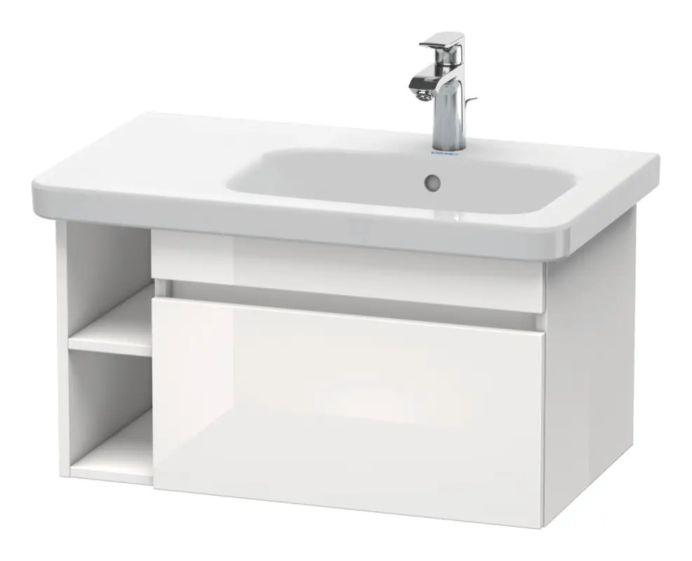Duravit DuraStyle Waschtischunterschrank mit 1 Auszug und 2 offenen Fächern links 730 x 398 x 448 mm - Eiche Natur Matt Jetzt Kaufen