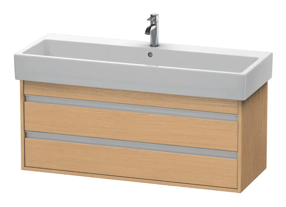 Duravit Ketho Waschtischunterschrank mit 2 Auszügen 1150 x 480 x 440 mm - Eiche Natur Matt Jetzt Kaufen