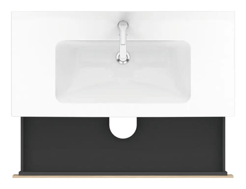 Duravit L-Cube Waschtischunterschrank mit 2 Auszügen 1020 x 550 x 481 mm - Eiche Natur Matt Bestpreis
