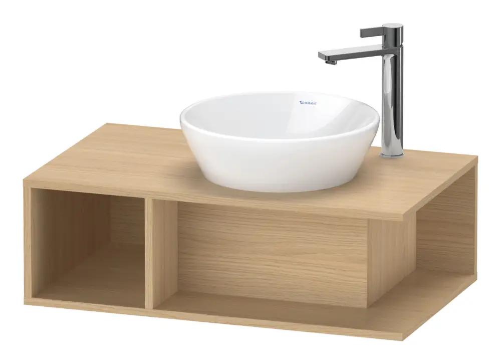 Duravit D-Neo Konsolenwaschtischunterschrank mit 1 offenen Fach links 800 x 260 x 480 mm - Eiche Natur Matt Bestseller