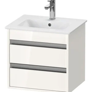 Zertifiziert Duravit Ketho Waschtischunterschrank mit 2 Auszügen 500 x 480 x 412 mm - Eiche Natur Matt