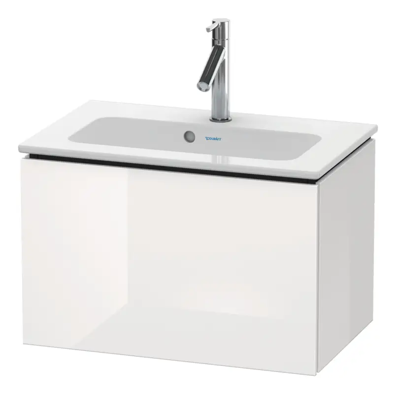 Bestpreis Duravit L-Cube Waschtischunterschrank Compact mit 1 Auszug 620 x 400 x 391 mm - Eiche Schwarz Matt