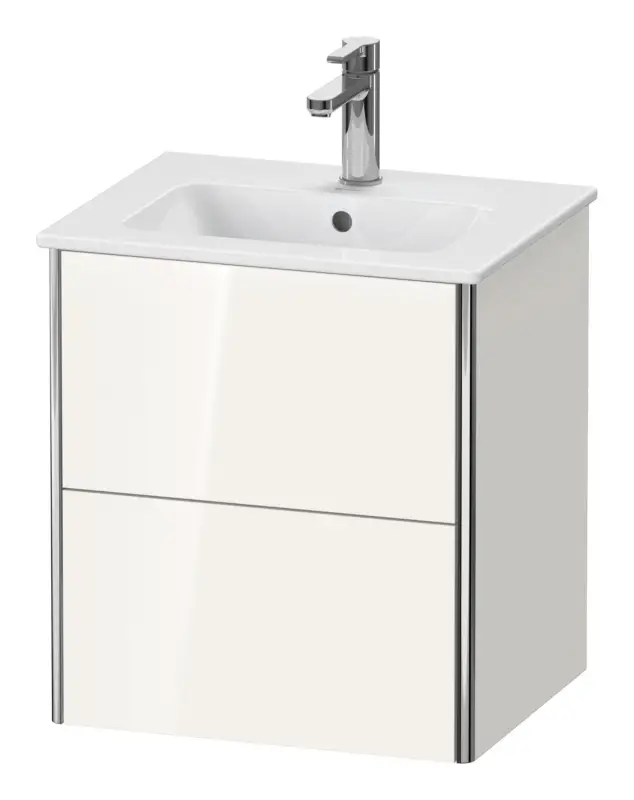 Sonderangebot Duravit XSquare Waschtischunterschrank Compact mit 2 Auszügen 510 x 560 x 418 mm - Flanellgrau Seidenmatt Lack