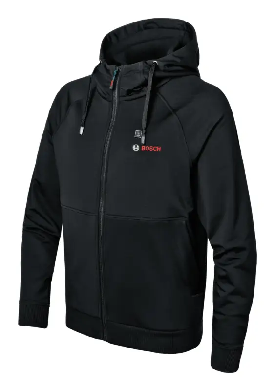 Bosch Professional Beheizbarer Akku-Hoodie GHH 12+18V XA, Größe S, mit 1x Akku 2 Ah Direktkauf