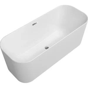 Finale Aktion Villeroy & Boch Finion Freistehende Badewanne ohne Design-Ring mit Emotion-Funktion 1700 x 700 mm - Stone White / Chrome