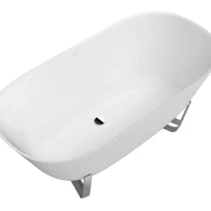 Expressversand Villeroy & Boch Antheus Freistehende Badewanne 1550 x 750 mm - Stone White
