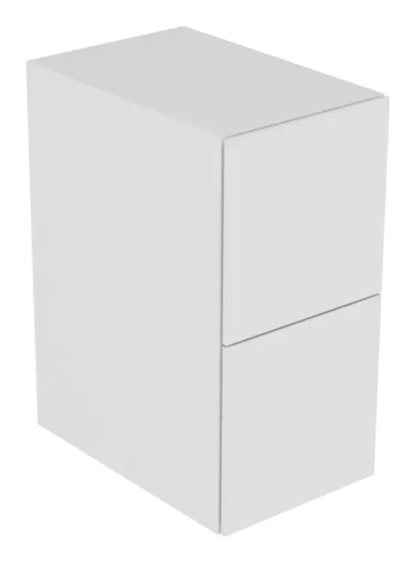 Knallerangebot Keuco Edition 11 Sideboard 2 Auszüge mit Beleuchtung 350 x 700 x 535 mm - Weiß Satiniert / Weiß Seidenmatt