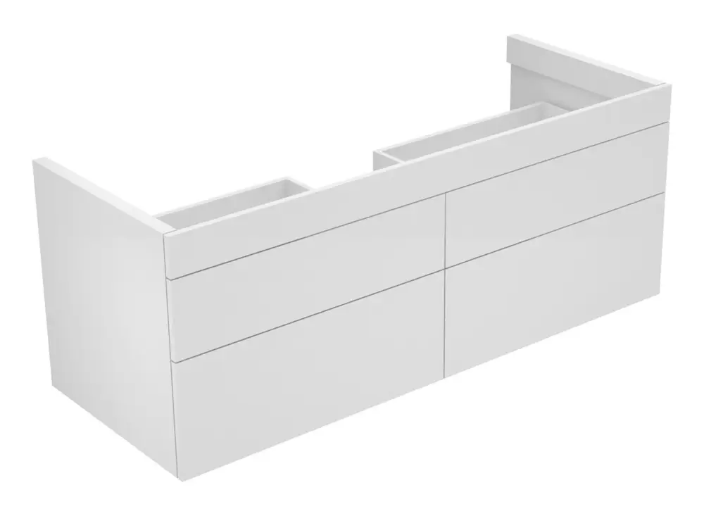 Keuco Edition 400 Waschtischunterschrank 4 Auszüge 1400 x 546 x 535 mm - Weiß Struktur Knallerangebot