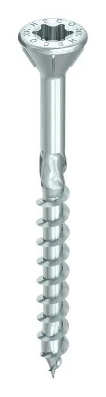 Heco TOPIX-plus TCS Senkkopfschraube 60° 5 x 40 TG Fräsrippen Znblau HD30(Verpackungseinheit: 500Stück) Must-Have