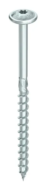 Expressversand Heco TOPIX-plus Tellerkopfschraube TD 6 x 140 TG znbl T25(Verpackungseinheit: 100Stück)