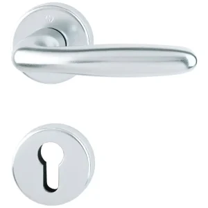 Kracherpreis Hoppe SchnellstiftPlus-Aluminium-Innentür-Rosetten-Garnitur 1510/42 KB/42KBS, F1, PZ, 37-47