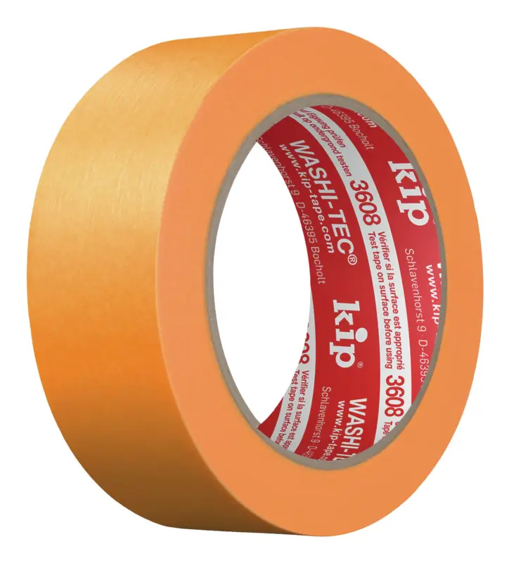Saisonangebot Kip Goldkrepp Washi-Tec Standard orange 36 mm x 50 m