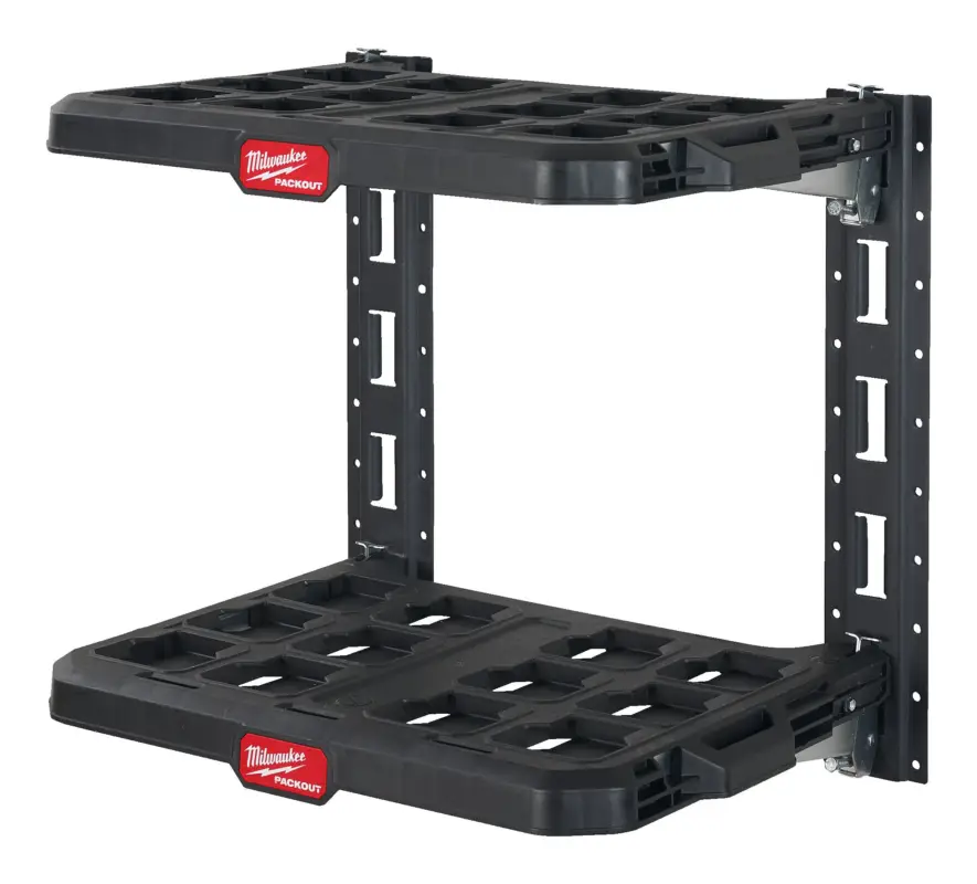 Neu Milwaukee Packout Schienensystem-Set zur Wandmontage