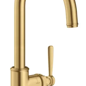 Neue Ware Axor Montreux Einhebel-Küchenmischer 260 - Brushed Gold Optic