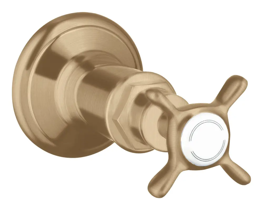 Sofort Bestellen Axor Montreux Absperrventil Unterputz mit Kreuzgriff - Brushed Bronze