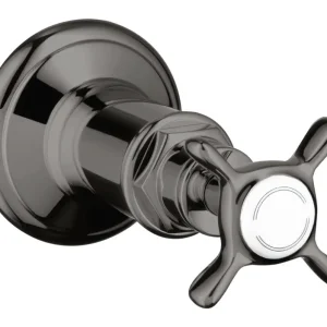 Axor Montreux Absperrventil Unterputz mit Kreuzgriff - Polished Black Chrome Sonderangebot