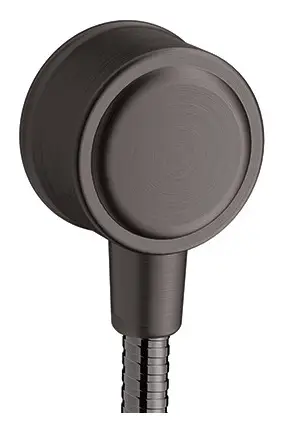 Versand Am Gleichen Tag Axor Montreux Wandanschluss mit Rückflussverhinderer - Brushed Black Chrome