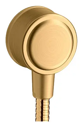 Axor Montreux Wandanschluss mit Rückflussverhinderer - Brushed Brass Letzte Chance