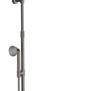 Markenprodukt Axor Showers Showerpipe 240 2jet mit Thermostat und Kopfbrause - Polished Black Chrome