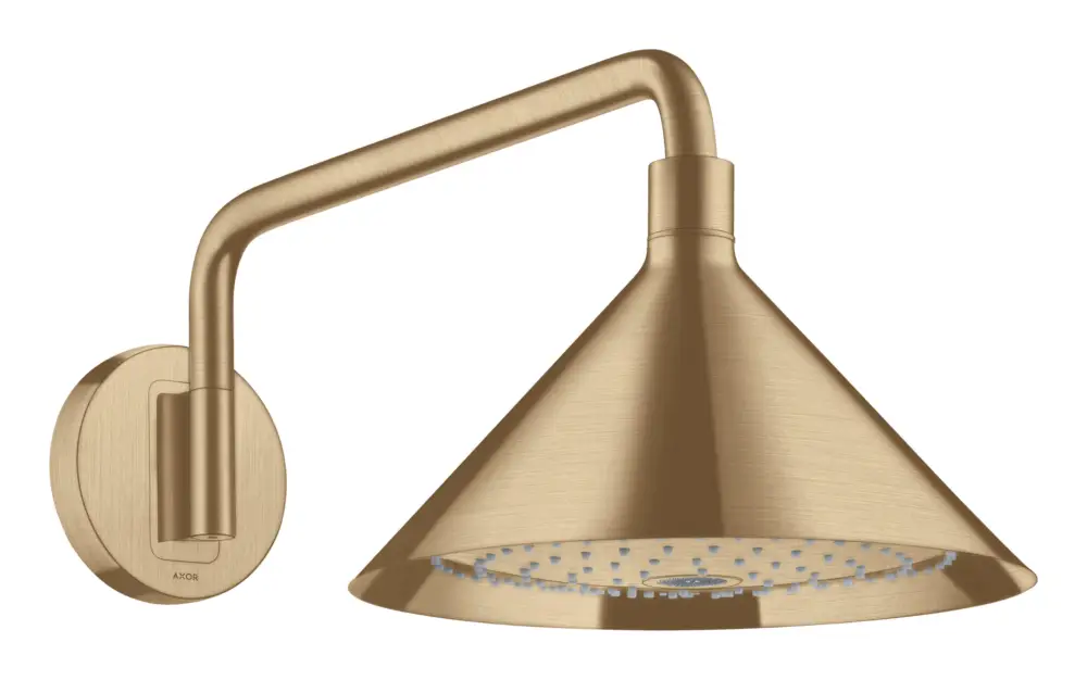 Rabatt Axor Showers Kopfbrause 240 2jet mit Brausearm - Brushed Bronze