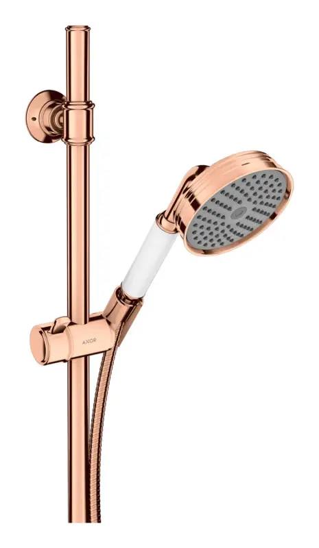 Expressversand Axor Montreux Brauseset mit Handbrause 100 1jet - Polished Red Gold