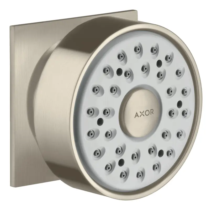 Preisreduziert Axor Seitenbrause 1jet eckig - Brushed Nickel