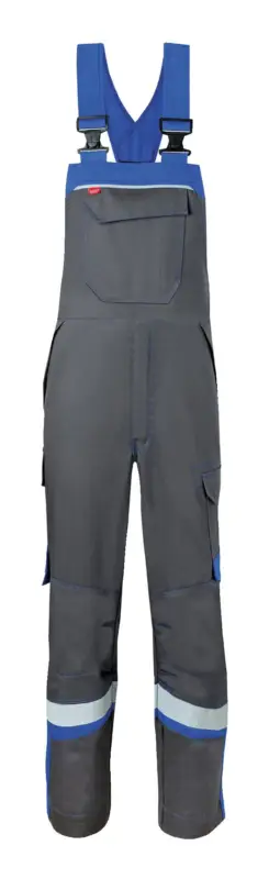 Neue Ware Havep Latzhose, 20288 Größe 48, kohlengrau/blau