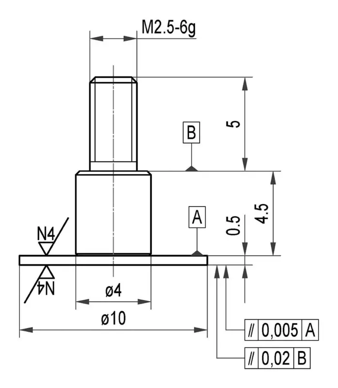 Günstig Käfer Messeinsatz Stahl Teller 10 x 0,5 mm