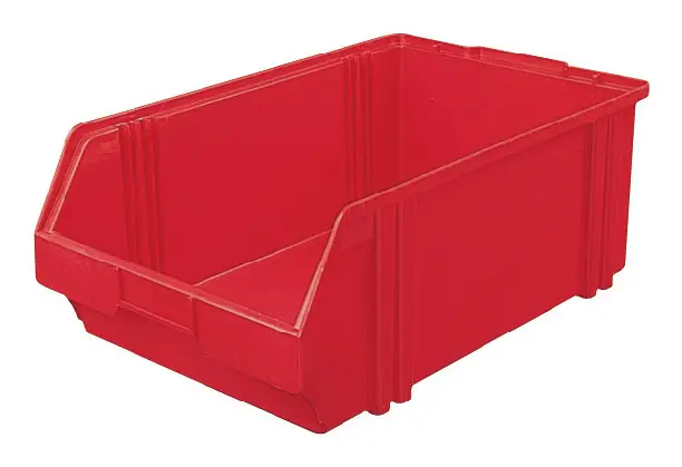Abverkauf LA KA PE Sichtlagerkasten LK 1 grün 500/450 x 300 x 180 mm(Verpackungseinheit: 10Stück)