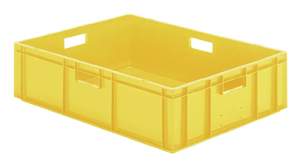 Günstig LA KA PE Stapeltransportkasten 800 x 600 x 210 mm gelb(Verpackungseinheit: 2Stück)