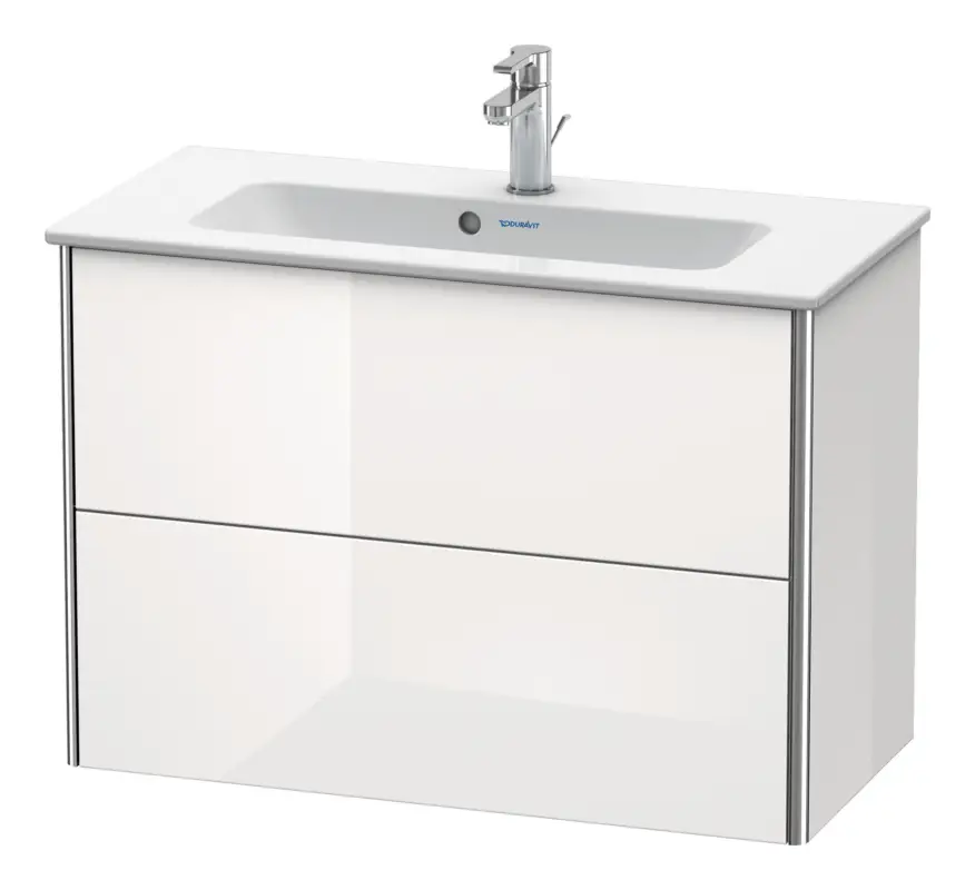 Markenware Duravit XSquare Waschtischunterschrank Compact mit 2 Auszügen 810 x 560 x 388 mm - Taupe Matt