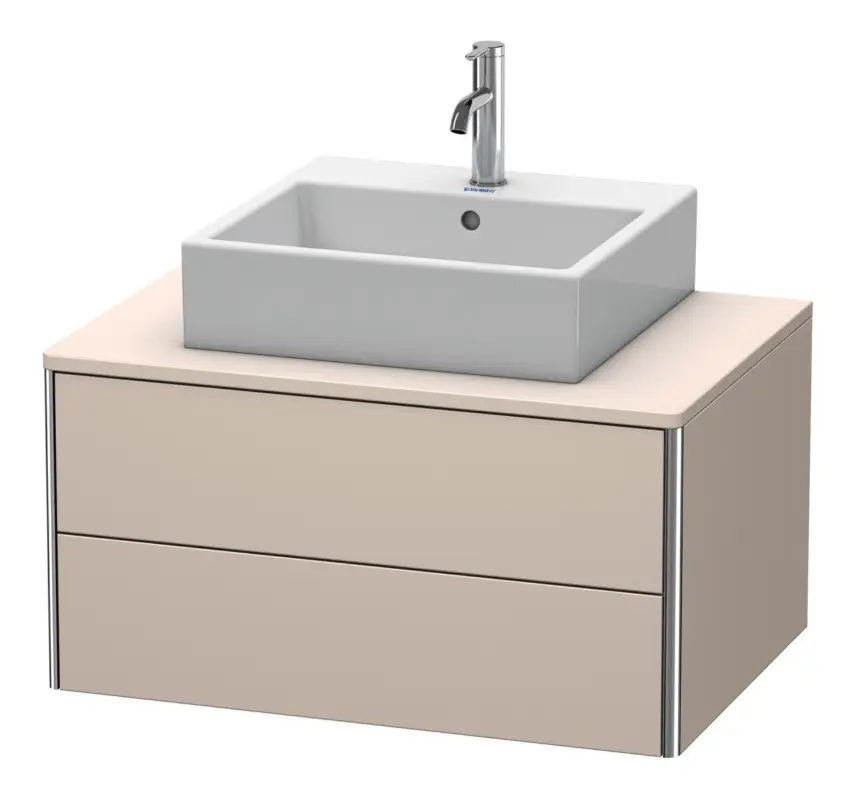 Duravit XSquare Konsolenwaschtischunterschrank mit 2 Auszügen 800 x 400 x 548 mm - Taupe Matt Angebot
