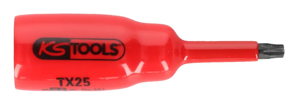 Abverkauf KS Tools 3/8" Bit-Stecknuss mit Schutzisolierung für Torx-Schrauben, T40, kurz