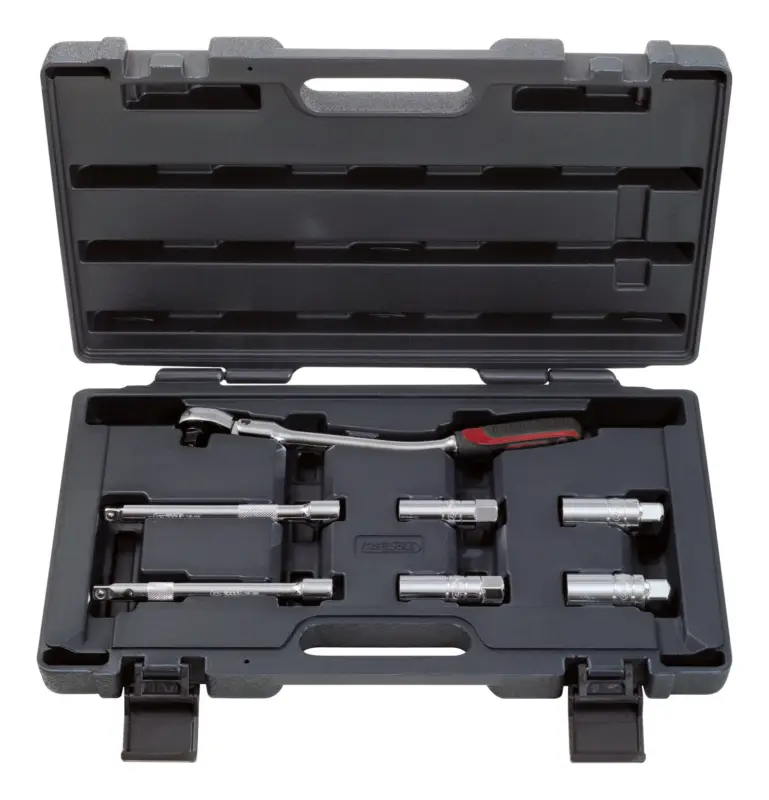 KS Tools 3/8" CHROMEplus Zündkerzen-Service-Satz, 7-teilig Expressversand