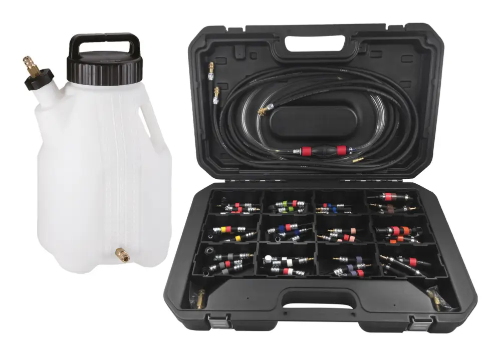 Neu KS Tools Kraftstoffsystem Prüf- und Reinigungs-Satz, 43-teilig