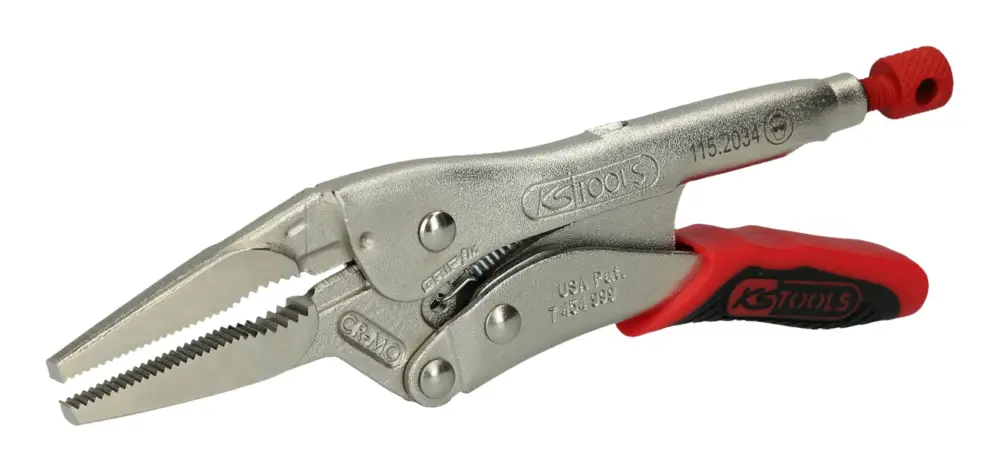 Bestpreis KS Tools Langbacken-Gripzange mit Easy-Release, 45 mm, L=170mm